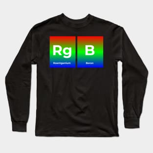 RGB Chemistry Periodic Table Science Long Sleeve T-Shirt